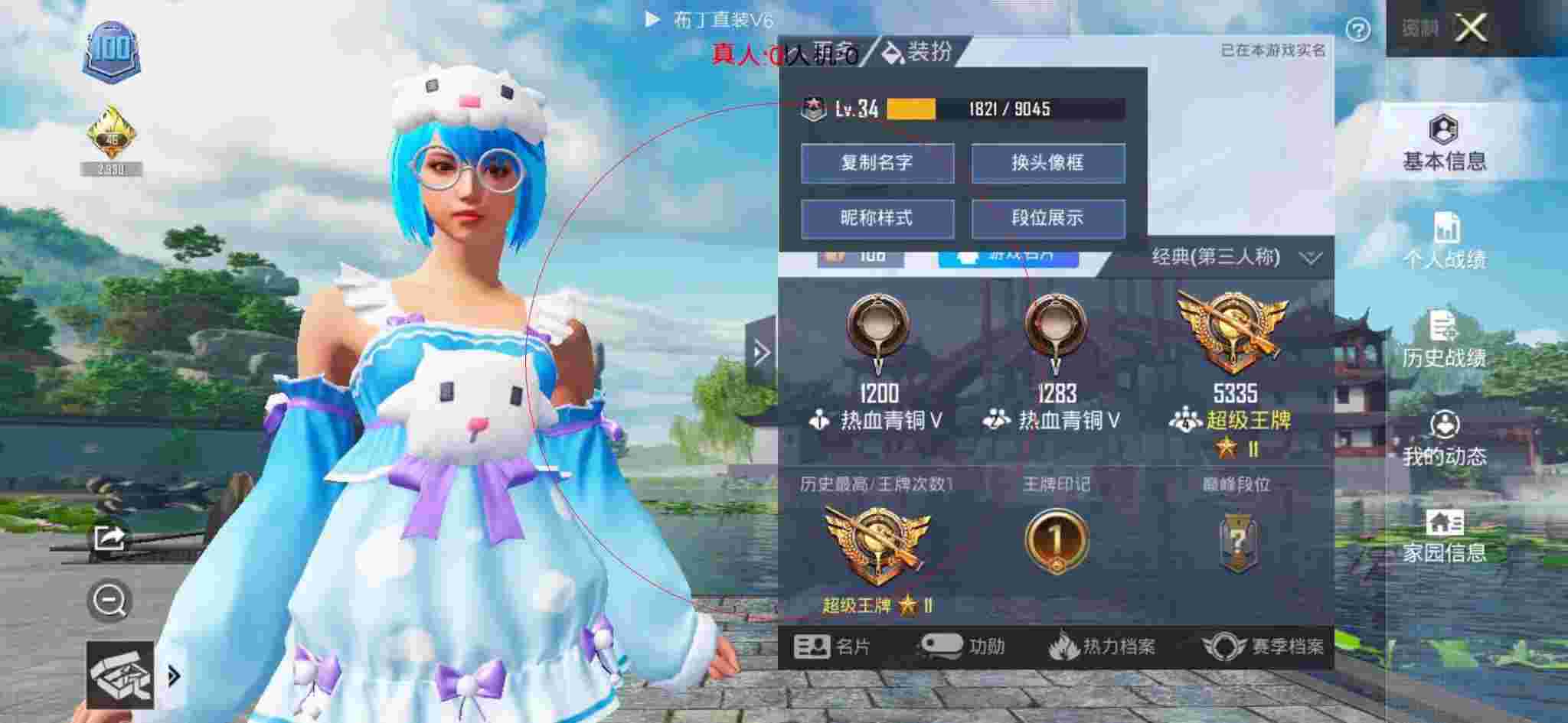 和平精英布丁直装透视 - 和平辅助卡片素材图片辅助预览图